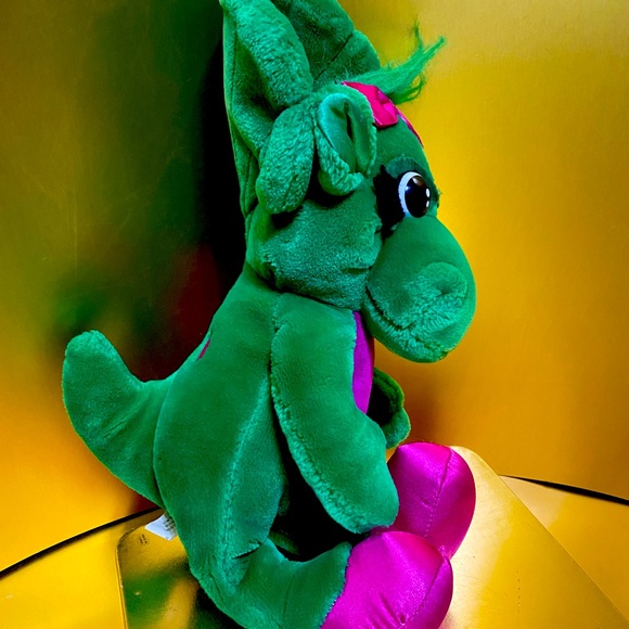 BARNEY VTG 1992 THE PURPLE DINOSAUR’S FRIEND BABY BOP PLUSH LYONS GROUP 16” - Picture 4 of 14